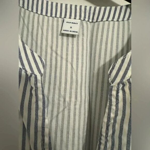 Old Navy Striped Dress | Light Blue and White | Size Small - Picture 2 of 5